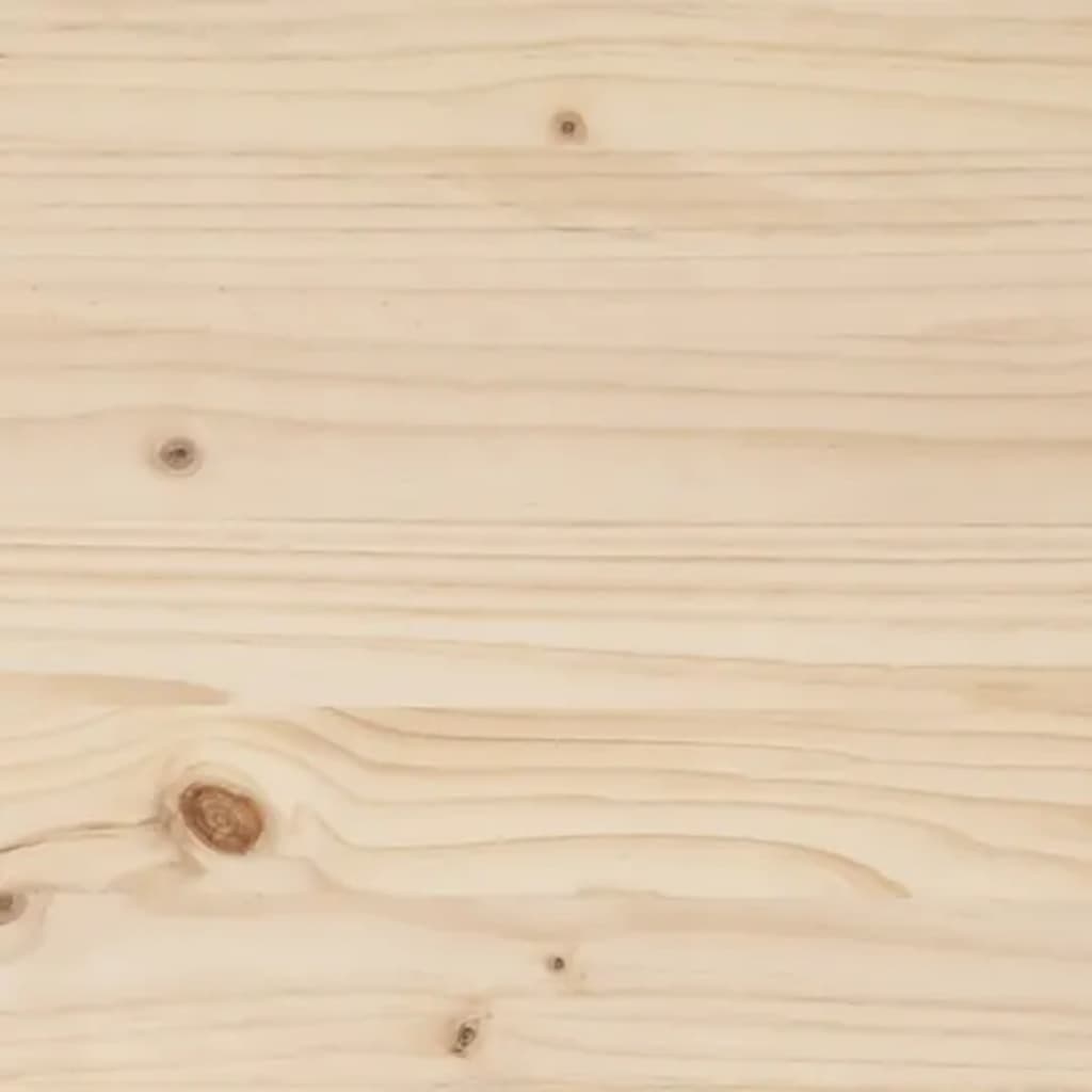 Fioriera da Giardino 80x80x26,5 cm in Legno Massello di Pino - homemem39