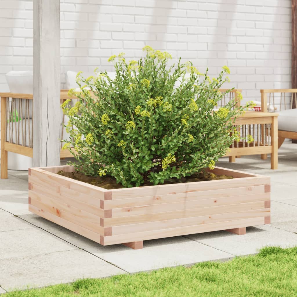 Fioriera da Giardino 90x90x26,5 cm in Legno Massello di Pino - homemem39