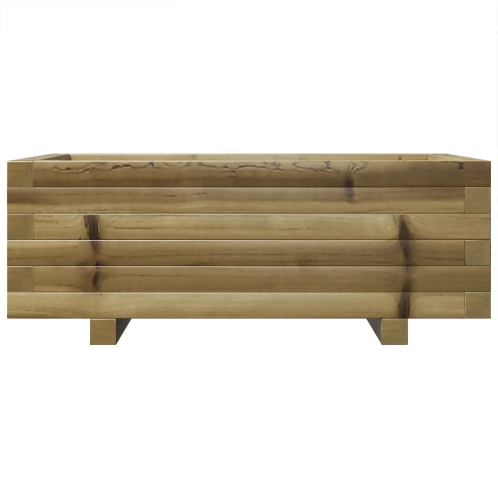 Fioriera da Giardino 70x40x26,5 cm in Legno di Pino Impregnato