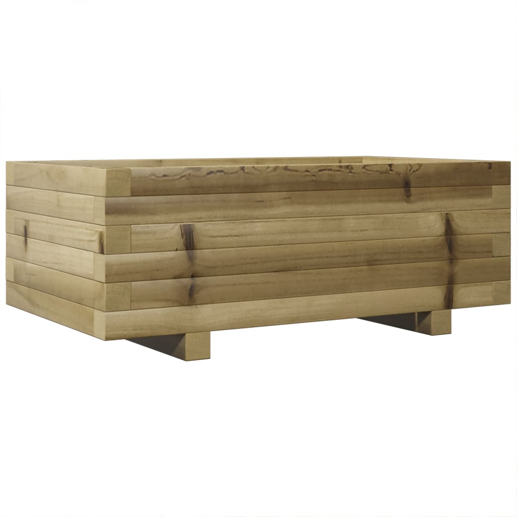 Fioriera da Giardino 70x40x26,5 cm in Legno di Pino Impregnato