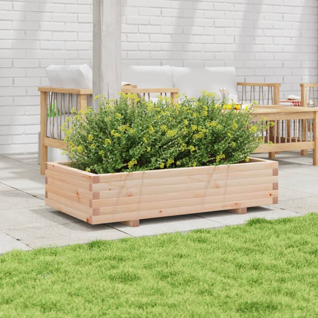 Fioriera da Giardino 110x60x26,5 cm in Legno Massello di Pino - homemem39
