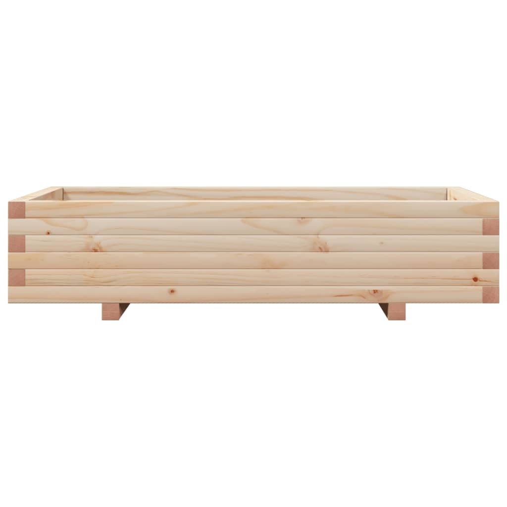 Fioriera da Giardino 110x60x26,5 cm in Legno Massello di Pino - homemem39