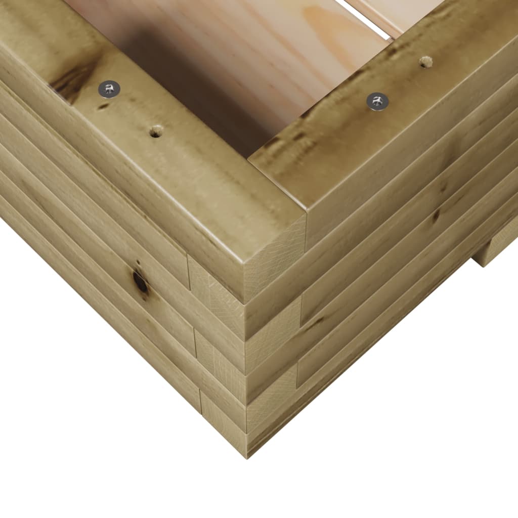 Fioriera da Giardino 110x60x26,5 cm in Legno di Pino Impregnato
