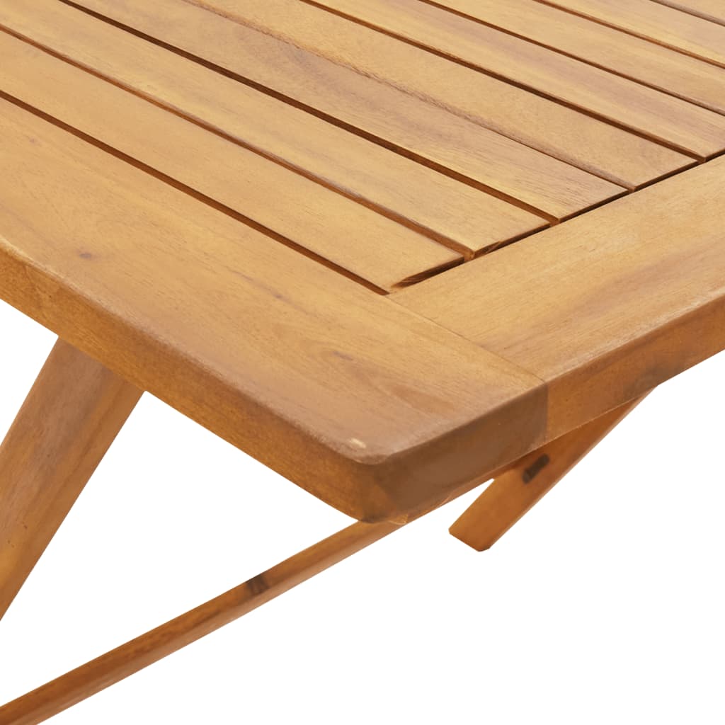 Set da Pranzo da Giardino 5 pz Tortora Tessuto e Legno Massello | homemem39