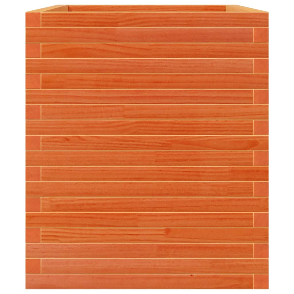 Fioriera Giardino Marrone Cera 90x60x68,5cm Legno Massello Pino - homemem39