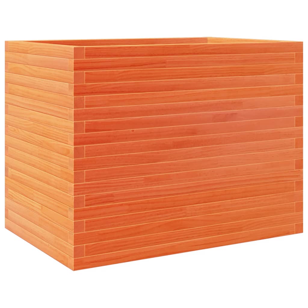 Fioriera Giardino Marrone Cera 90x60x68,5cm Legno Massello Pino - homemem39