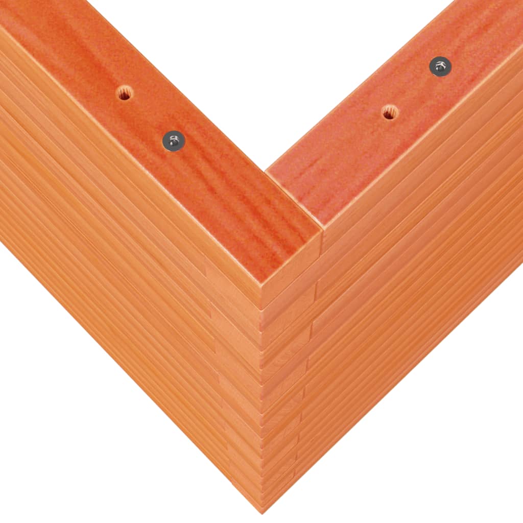 Fioriera Giardino Marrone Cera 90x60x68,5cm Legno Massello Pino - homemem39