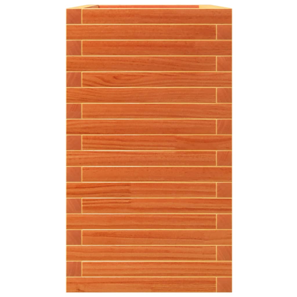 Fioriera Giardino Marrone Cera 90x40x72,5cm Legno Massello Pino - homemem39