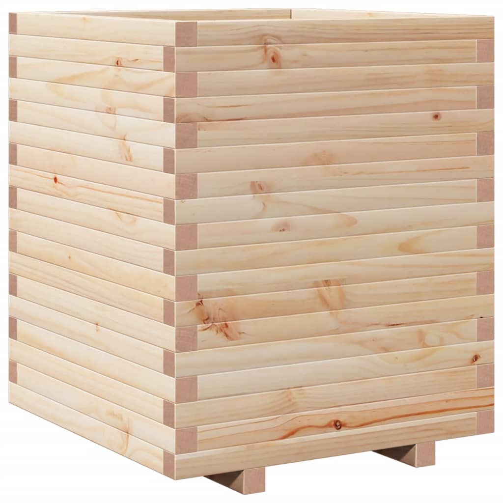 Fioriera da Giardino 60x60x72 cm in Legno Massello di Pino - homemem39