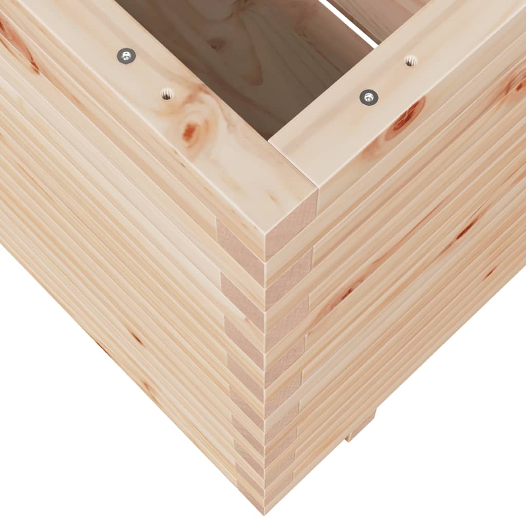 Fioriera da Giardino 60x60x72 cm in Legno Massello di Pino - homemem39