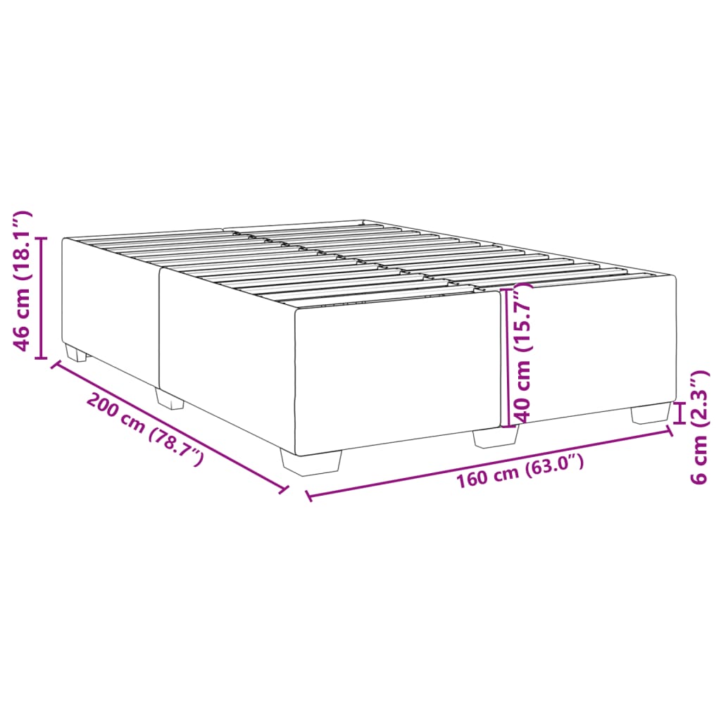 Giroletto Cappuccino 160x200 cm in Similpelle - homemem39
