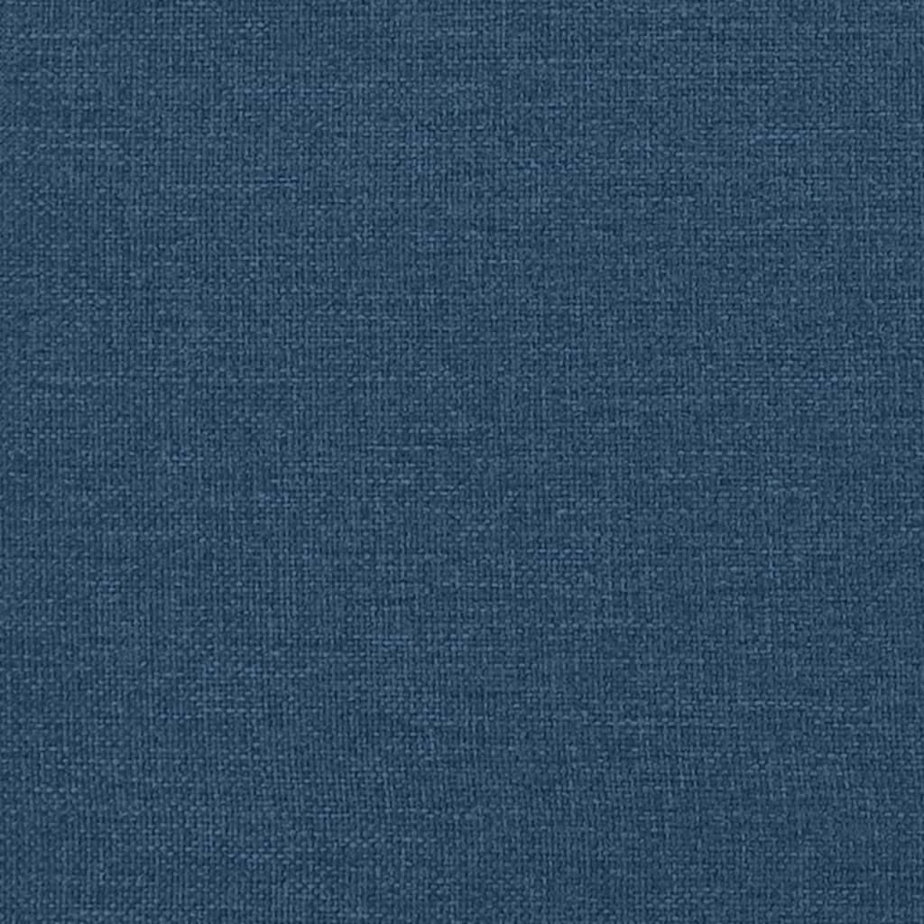 Giroletto a Molle con Materasso Blu 120x190 cm in Tessuto - homemem39