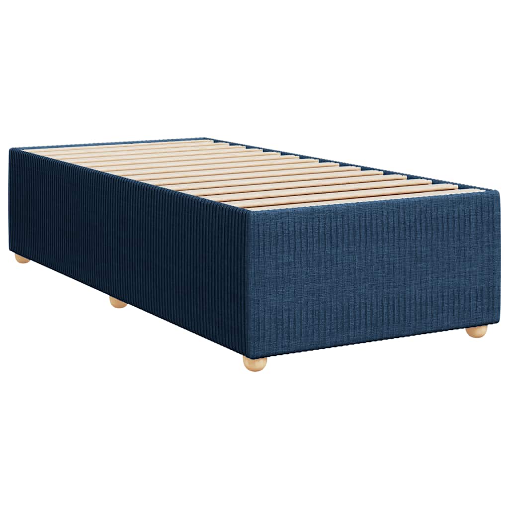 Giroletto a Molle con Materasso Blu 90x200 cm inTessuto