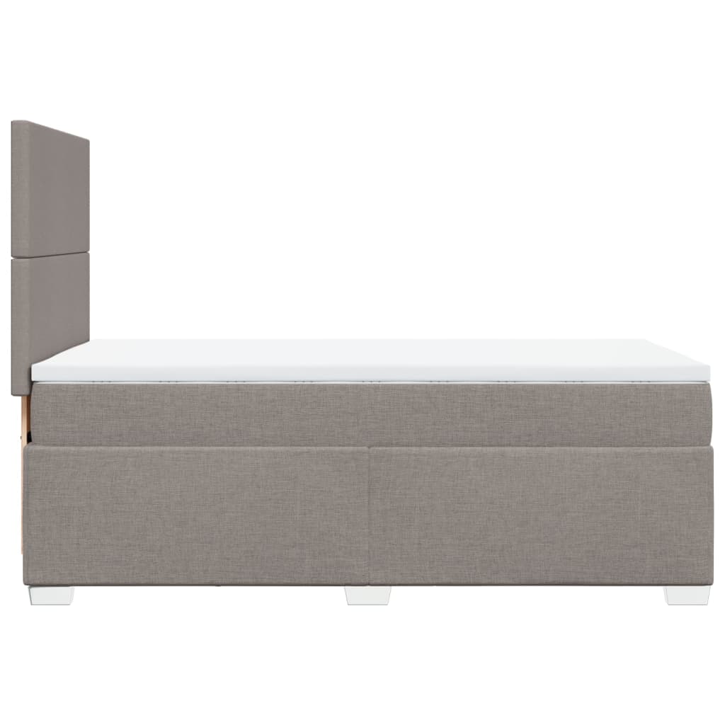 Giroletto a Molle con Materasso Tortora 90x200 cm inTessuto | homemem39