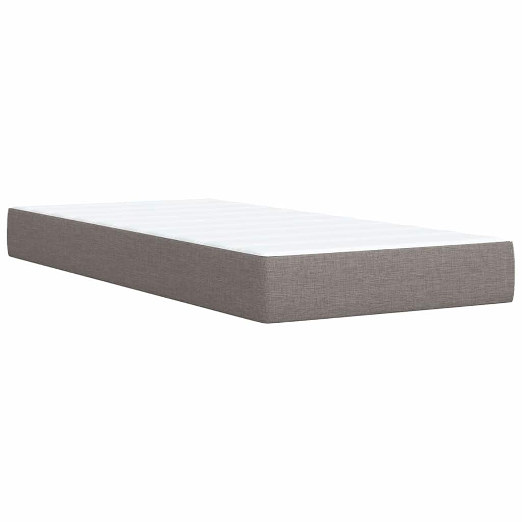 Giroletto a Molle con Materasso Tortora 80x200 cm inTessuto | homemem39