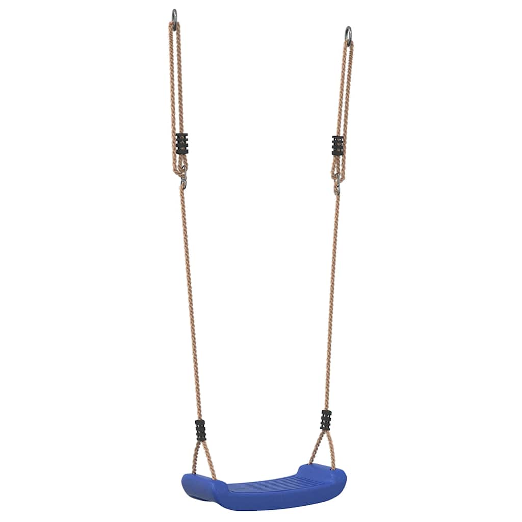 Seggiolino da Altalena per Bambini Singolo Corda Regolabile Blu - homemem39