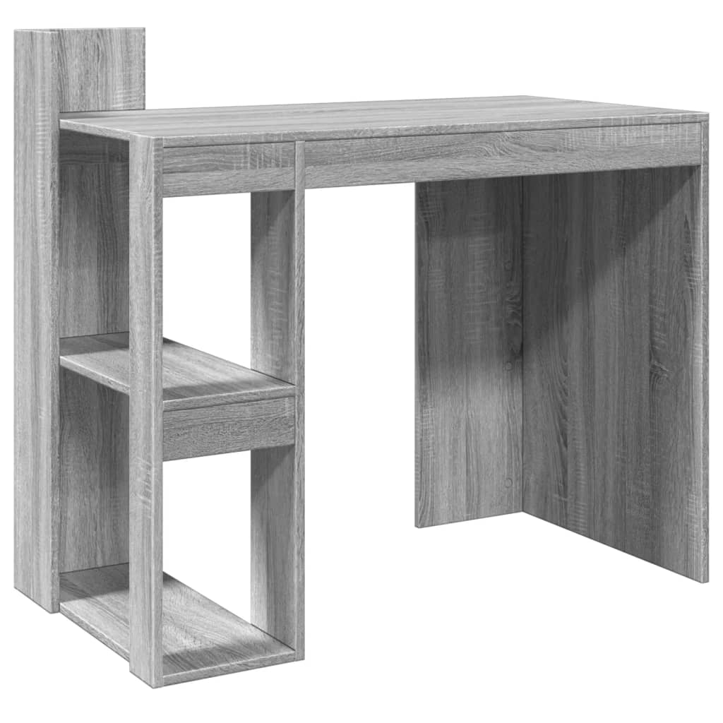 Scrivania Grigio Sonoma 103,5x56,5x94 cm in Legno Multistrato - homemem39