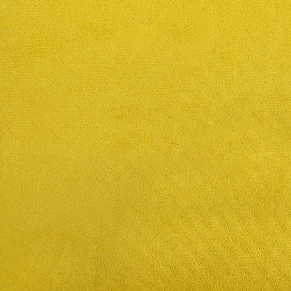 Sdraio con Cuscino e Bracciolo Destro in Velluto Giallo - homemem39