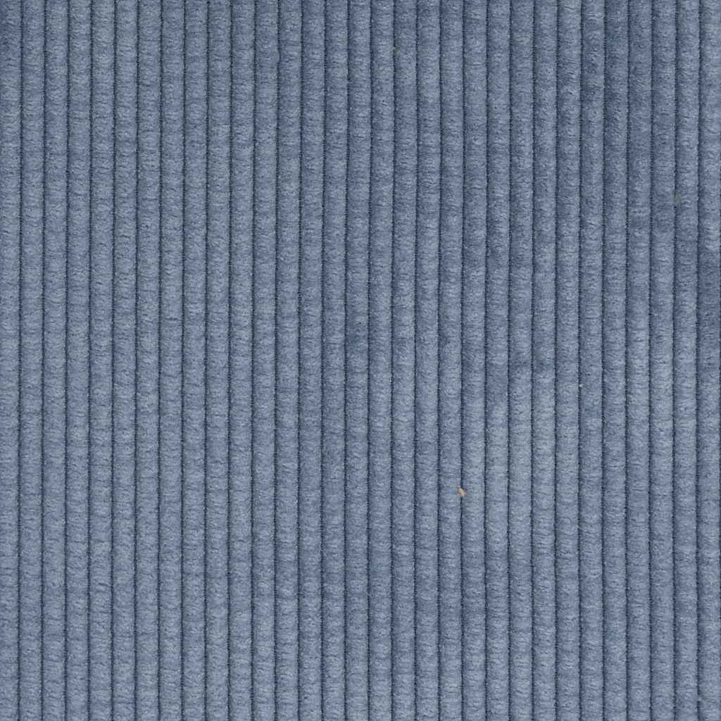 Sdraio con Cuscino Destro in Velluto a Coste Blu - homemem39