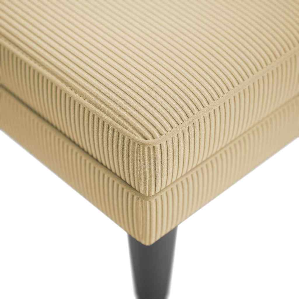 Sdraio con Cuscino Destro Velluto a Coste Grigio Verde Chiaro - homemem39