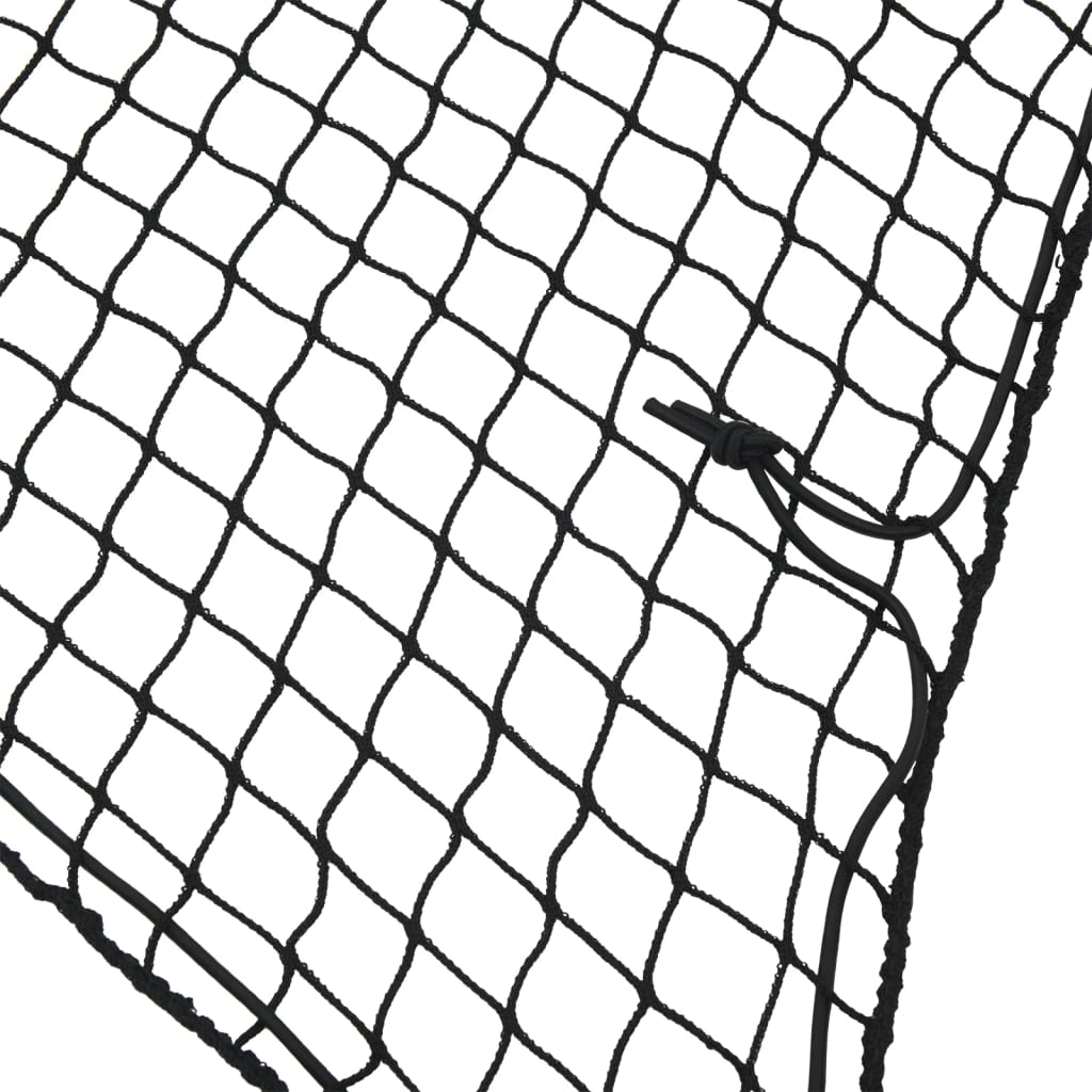 Rete per Rimorchio con Corda Elastica Nero 3x2 m in PP - homemem39