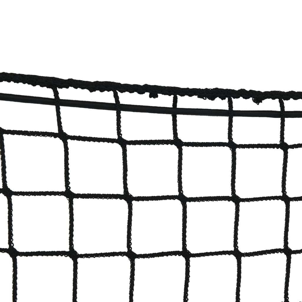Rete per Rimorchio con Corda Elastica Nero 4x2,5 m in PP