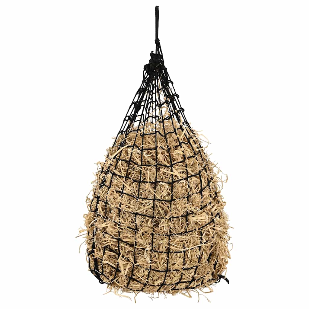 Reti da Fieno 2 pz Rotondi Neri 100x100 cm PP | homemem39