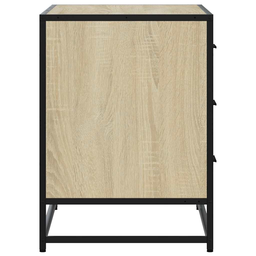 Cassettiera Rovere Sonoma 70x41x56 cm in Legno Multistrato - homemem39