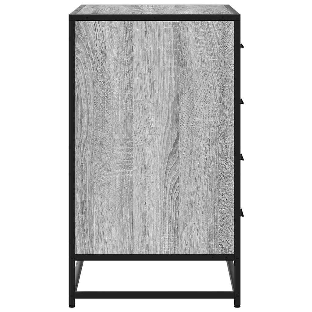 Cassettiera Grigio Sonoma 70x41x70 cm in Legno Multistrato - homemem39