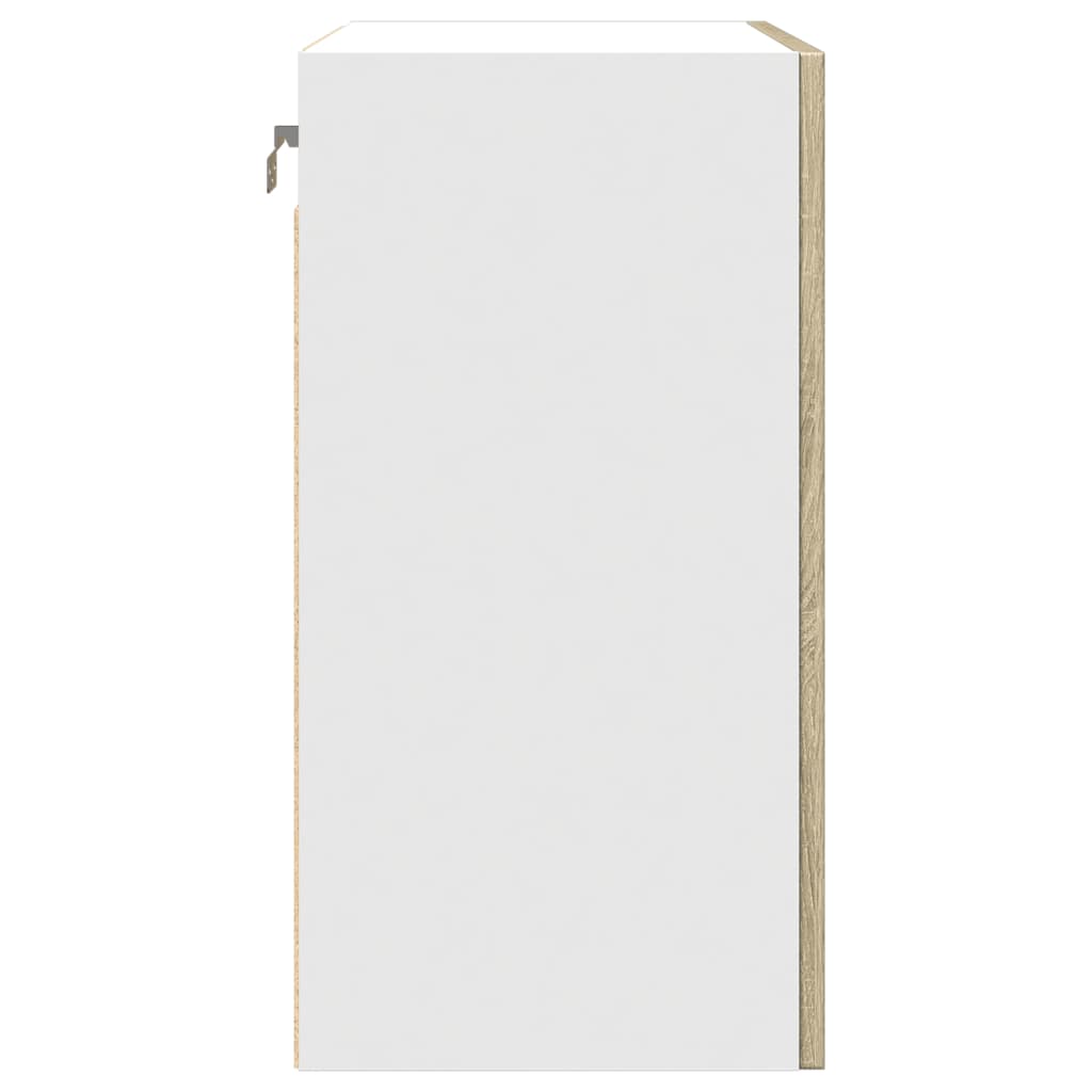 Mobile a Parete “Lyon” Rovere Sonoma 50x31x60 cm in Truciolato - homemem39