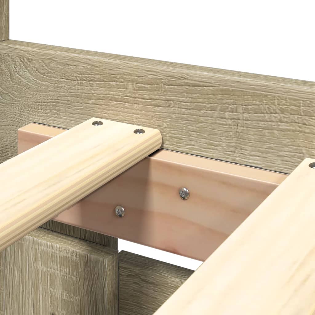 Giroletto Testiera Rovere Sonoma 150x200 cm Legno Multistrato
