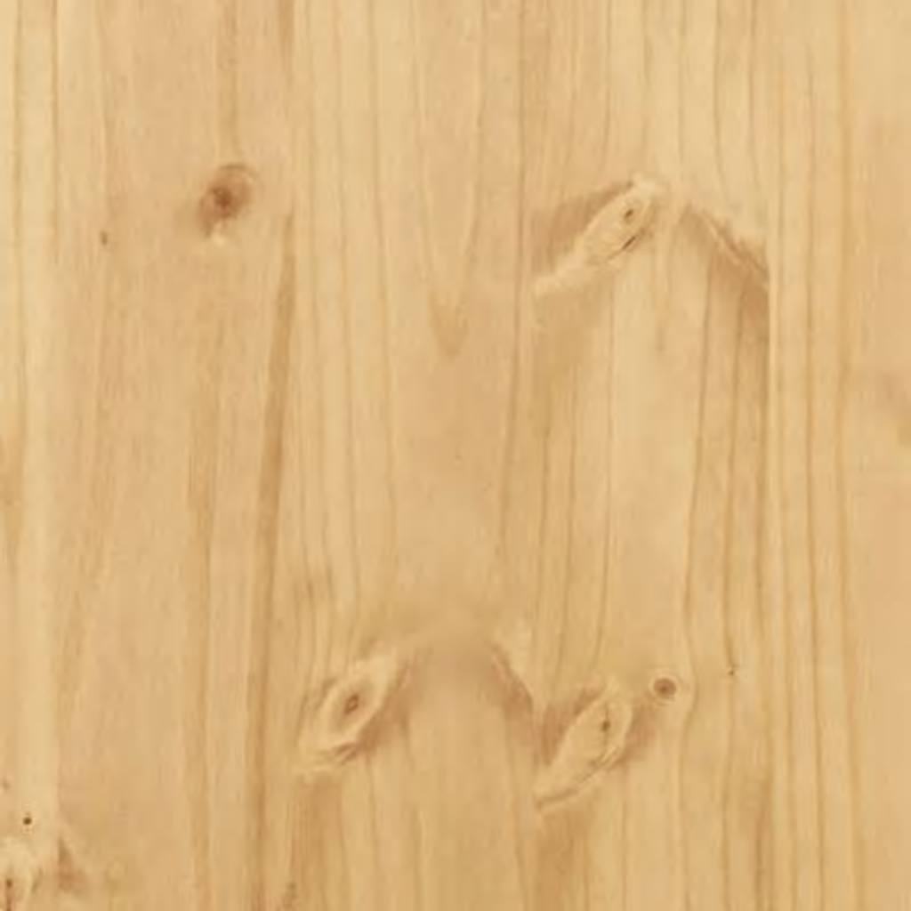Set da Pranzo 5 pz Corona Pieghevole Bianco in Legno di Pino - homemem39