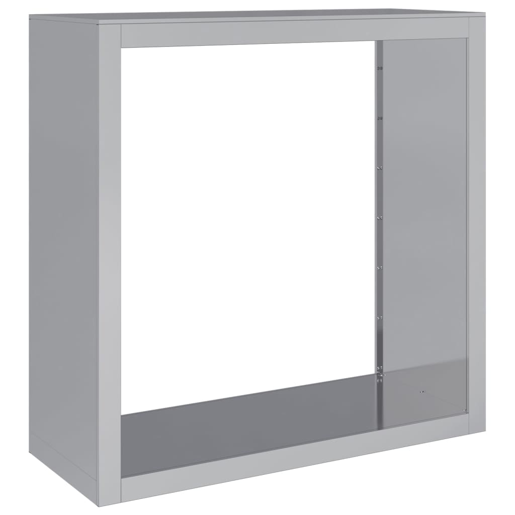 Rastrelliera per Legna 100x40x100 cm in Acciaio Zincato - homemem39