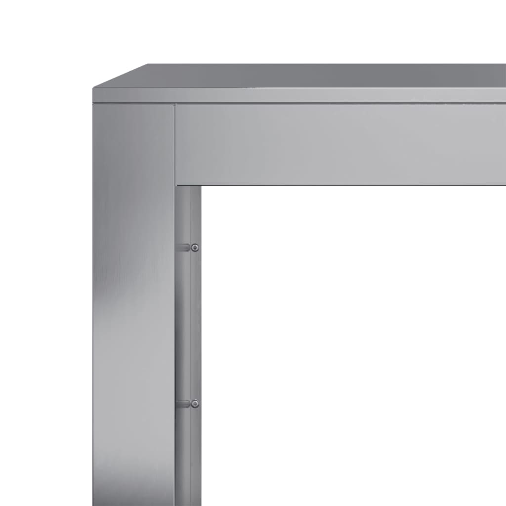 Rastrelliera per Legna 100x40x100 cm in Acciaio Zincato - homemem39