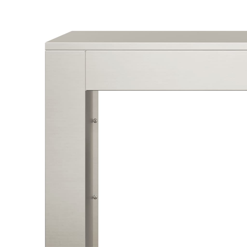 Rack per Legna da Ardere 100x40x80 cm in Acciaio Corten - homemem39