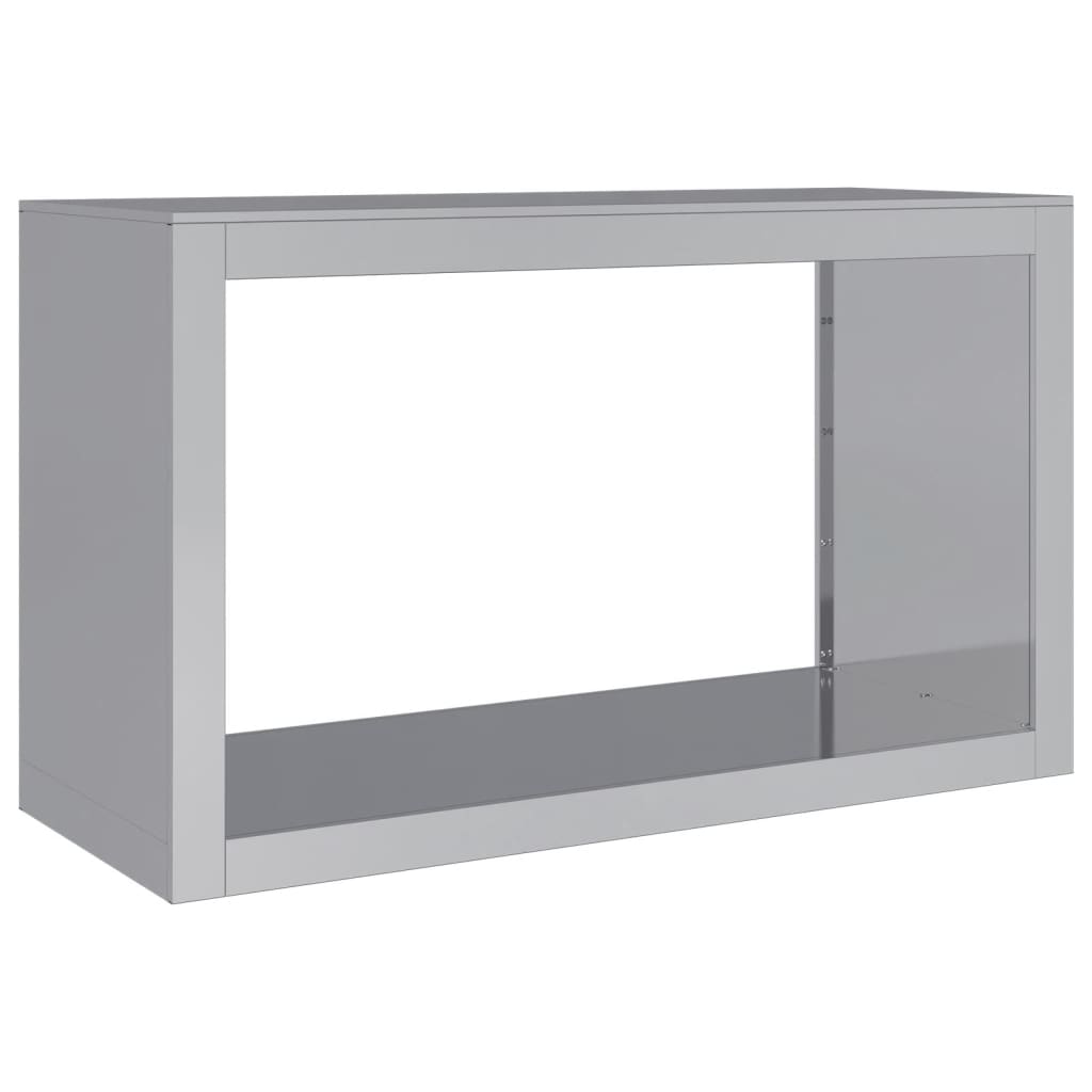 Rastrelliera per Legna 100x40x60 cm in Acciaio Zincato - homemem39