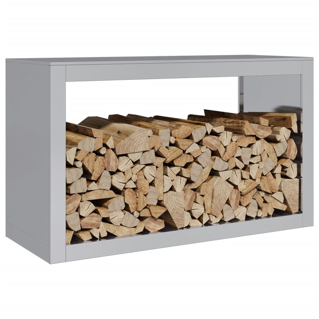 Rastrelliera per Legna 100x40x60 cm in Acciaio Zincato - homemem39