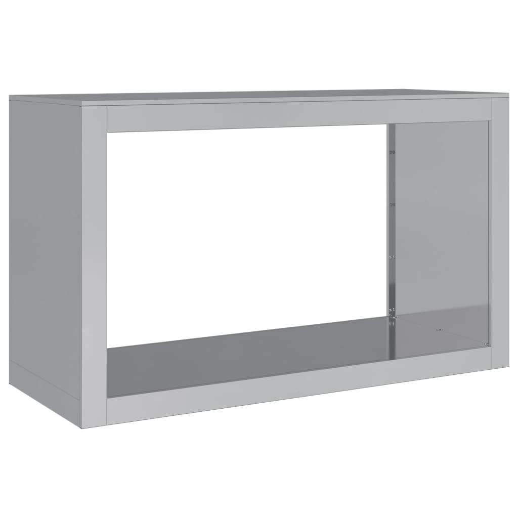Rastrelliera per Legna 100x40x60 cm in Acciaio Zincato - homemem39