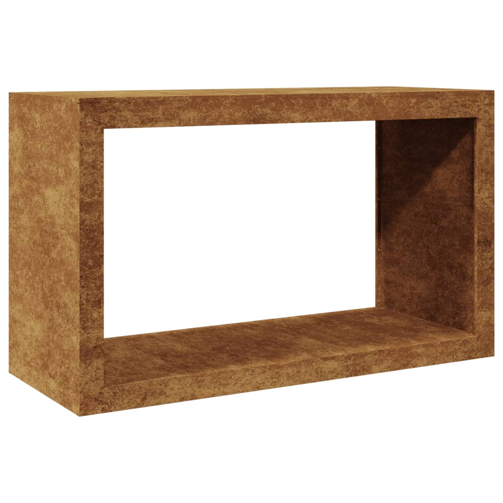 Rack per Legna da Ardere 100x40x60 cm in Acciaio Corten - homemem39