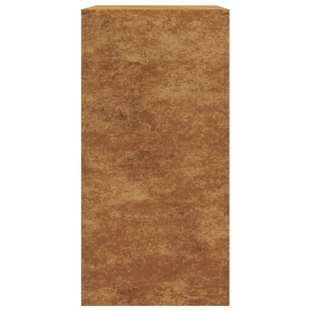 Portalegna 60x40x80 cm in Acciaio Corten - homemem39