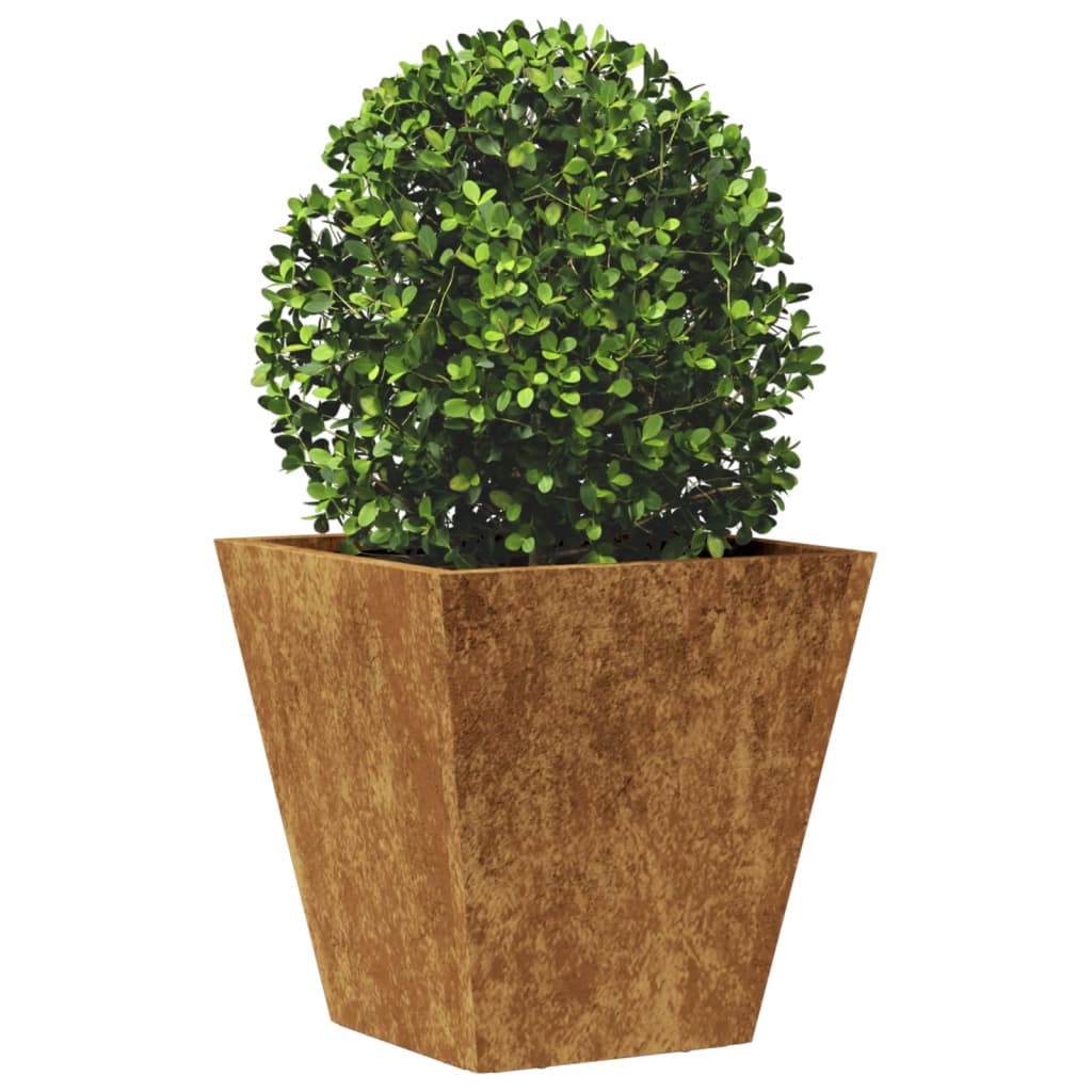 Fioriera da Giardino 30x30x30 cm in Acciaio Corten - homemem39