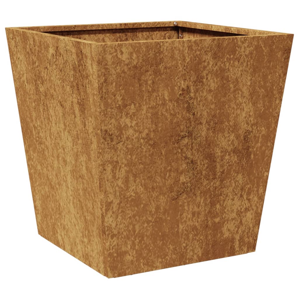 Fioriera da Giardino 40x40x40 cm in Acciaio Corten