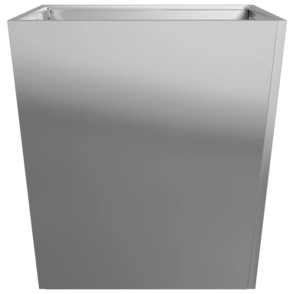 Fioriere da Giardino 2 pz 50x50x50 cm in Acciaio Zincato - homemem39