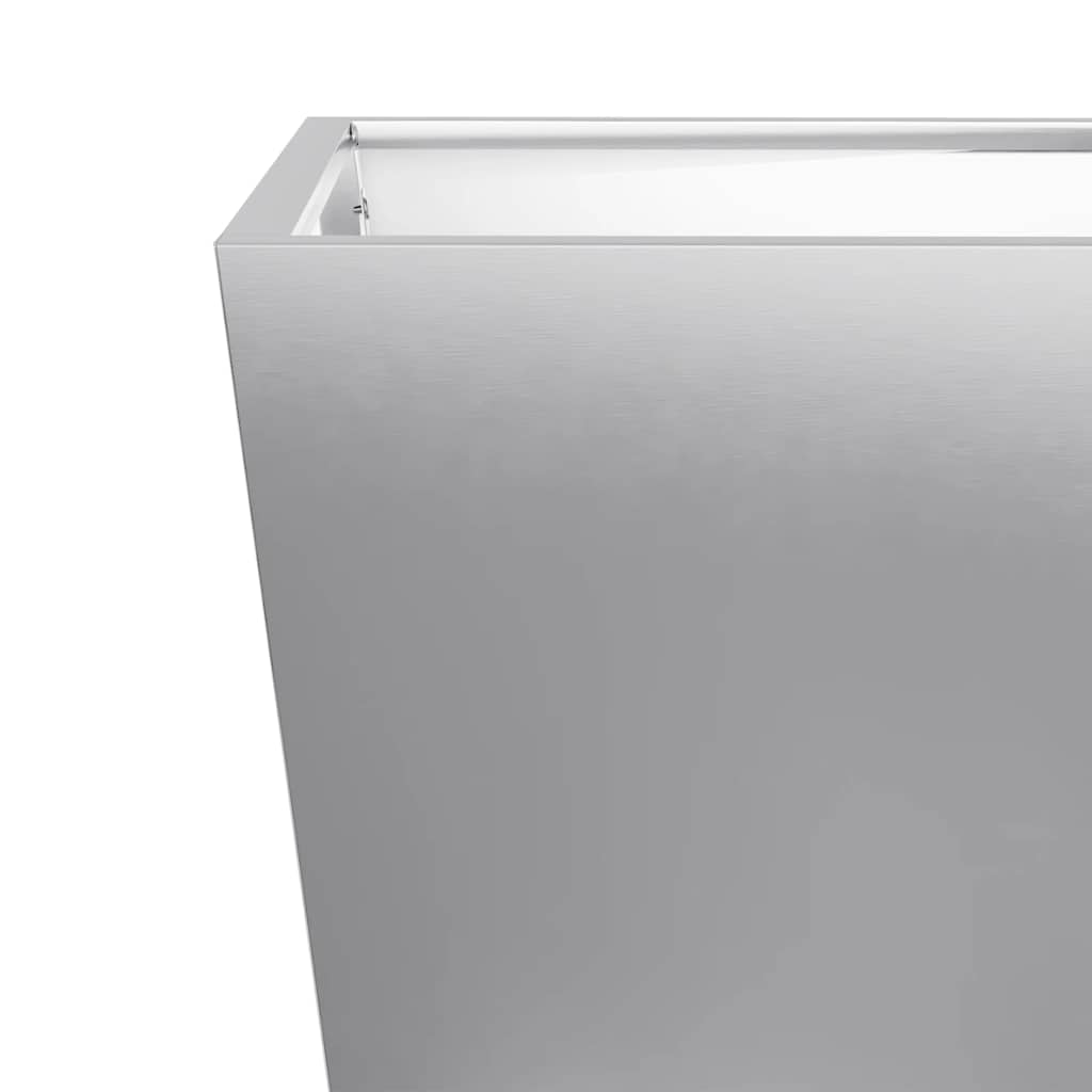 Fioriere da Giardino 2 pz 50x50x50 cm in Acciaio Zincato - homemem39