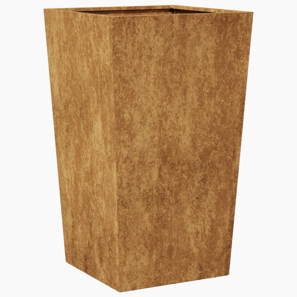 Fioriera da Giardino 45x45x75 cm in Acciaio Corten - homemem39