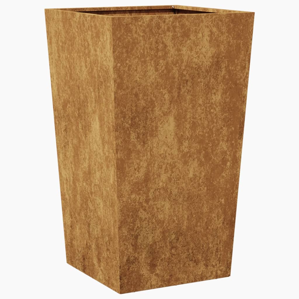 Fioriere da Giardino 2 pz 45x45x75 cm in Acciaio Corten - homemem39