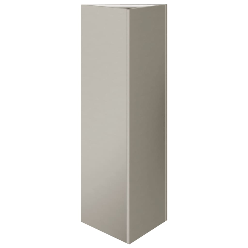 Fioriere da Giardino 2 pz Triangolari 30x26x75cm Acciaio Corten