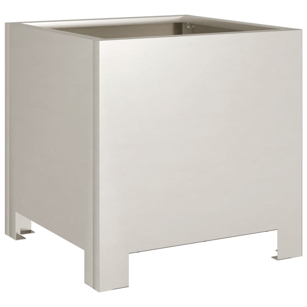 Fioriere da Giardino 2 pz 30x30x30 cm in Acciaio Corten