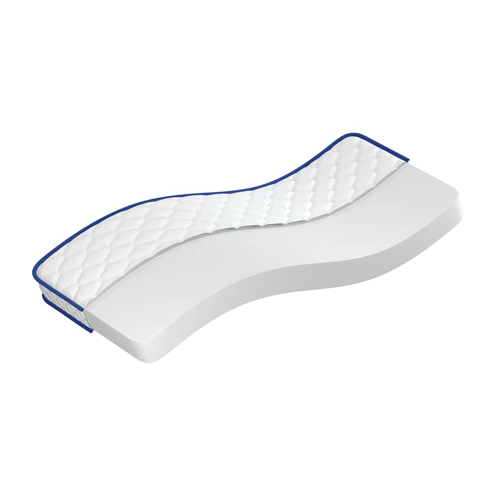 Materasso Viscoelastico Bianco 80x160x17 cm Morbido - homemem39