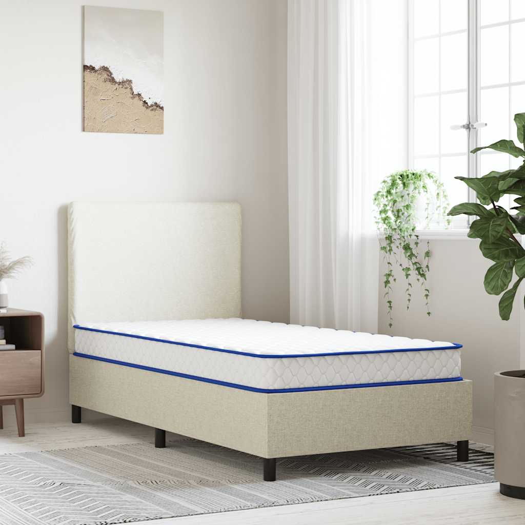 Materasso Viscoelastico Bianco 90x190x17 cm Morbido - homemem39